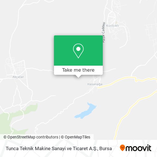 Tunca Teknik Makine Sanayi ve Ticaret A.Ş. map