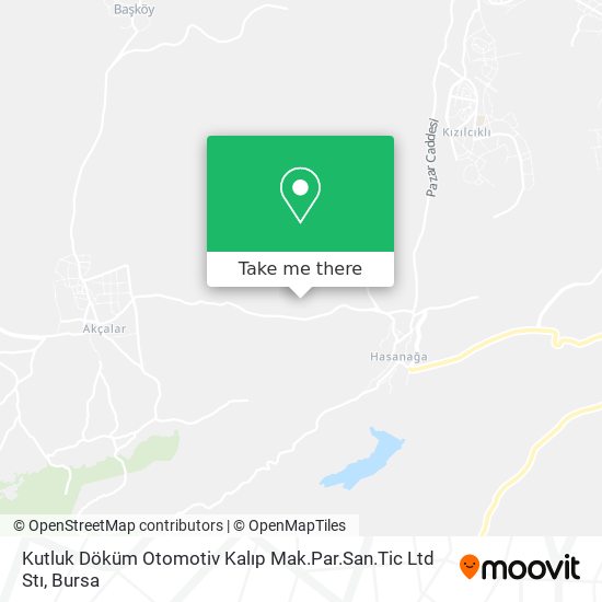 Kutluk Döküm Otomotiv Kalıp Mak.Par.San.Tic Ltd Stı map