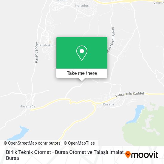 Birlik Teknik Otomat - Bursa Otomat ve Talaşlı İmalat map