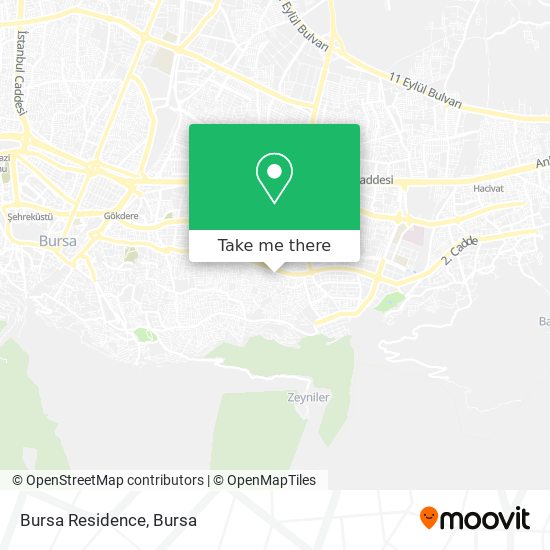 Bursa Residence map