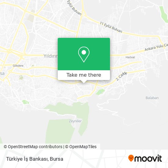 Türkiye İş Bankası map