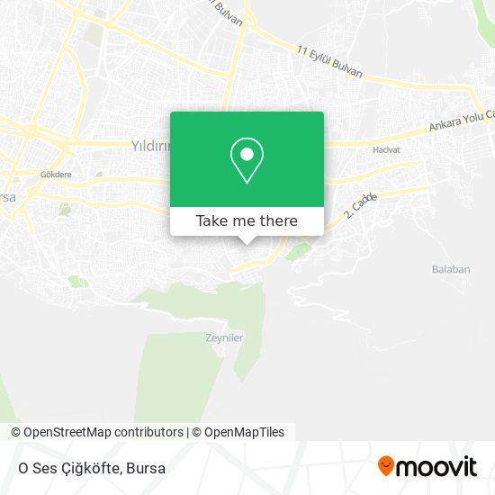 O Ses Çiğköfte map