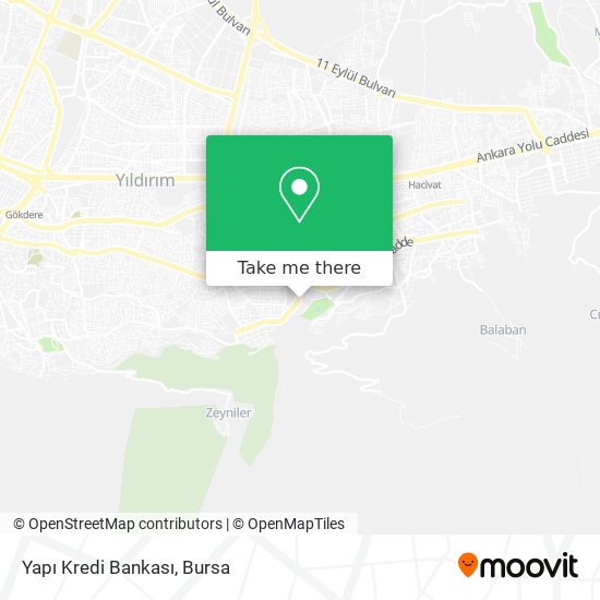 Yapı Kredi Bankası map