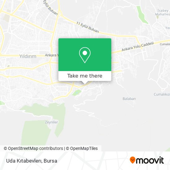 Uda Kıtabevlerı map