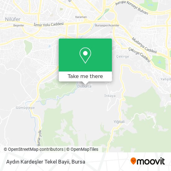 Aydın Kardeşler Tekel Bayii map
