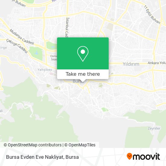 Bursa Evden Eve Nakliyat map