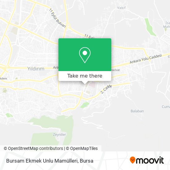 Bursam Ekmek Unlu Mamülleri map