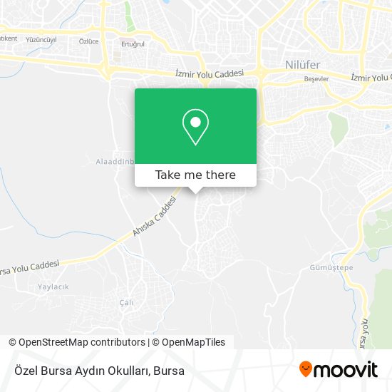 Özel Bursa Aydın Okulları map