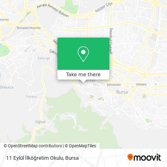 11 Eylül İlköğretim Okulu map