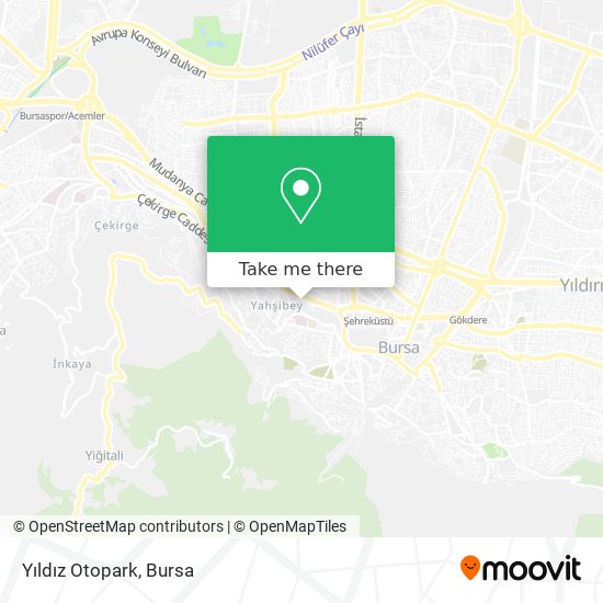 Yıldız Otopark map