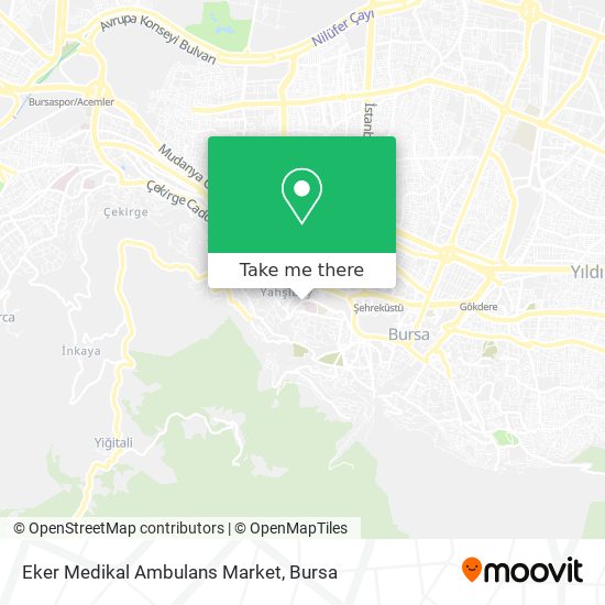 Eker Medikal Ambulans Market map