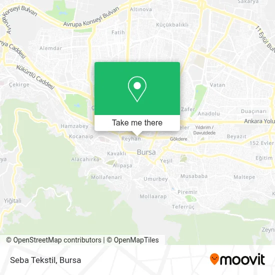 Seba Tekstil map