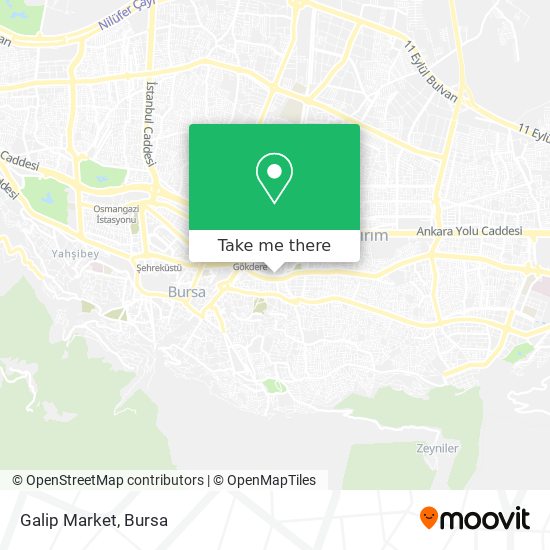 Galip Market map