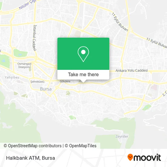 Halkbank ATM map
