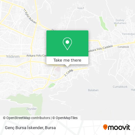 Genç Bursa İskender map