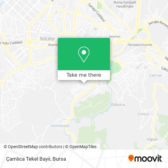 Çamlıca Tekel Bayii map