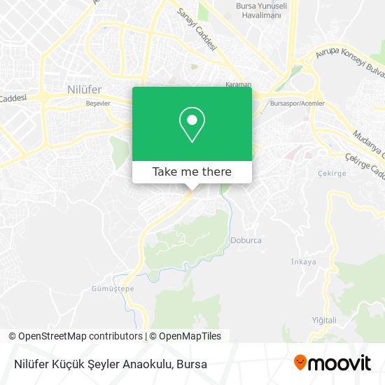 Nilüfer Küçük Şeyler Anaokulu map