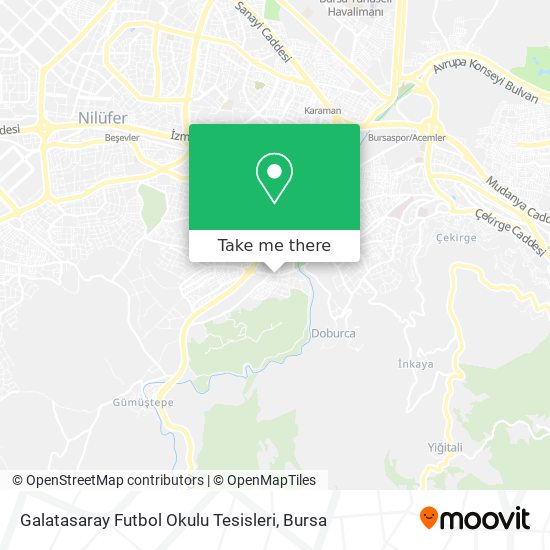 Galatasaray Futbol Okulu Tesisleri map