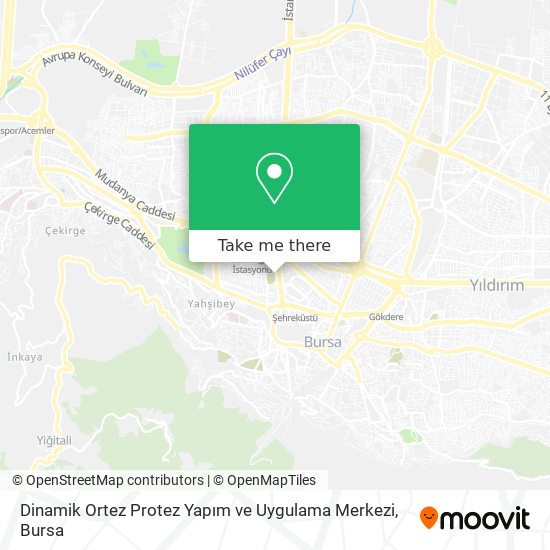 Dinamik Ortez Protez Yapım ve Uygulama Merkezi map