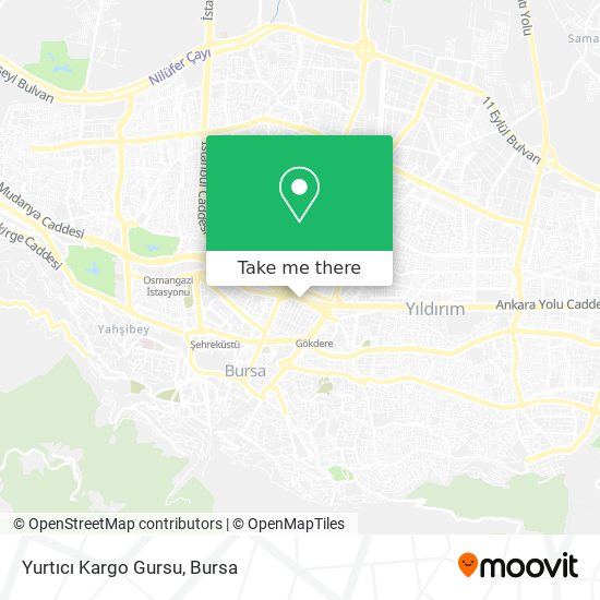 Yurtıcı Kargo Gursu map