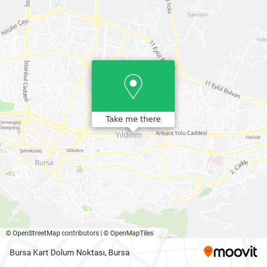 Bursa Kart Dolum Noktası map