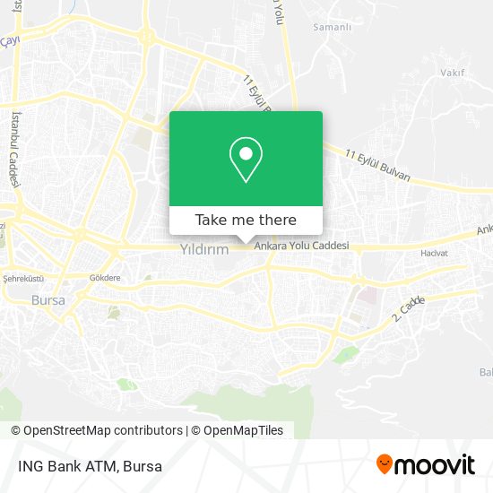 ING Bank ATM map