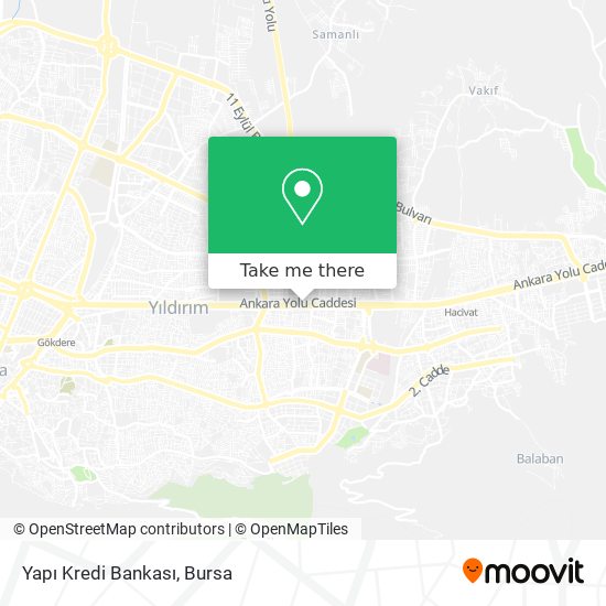 Yapı Kredi Bankası map