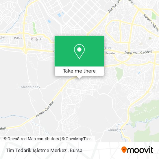 Tim Tedarik İşletme Merkezi map