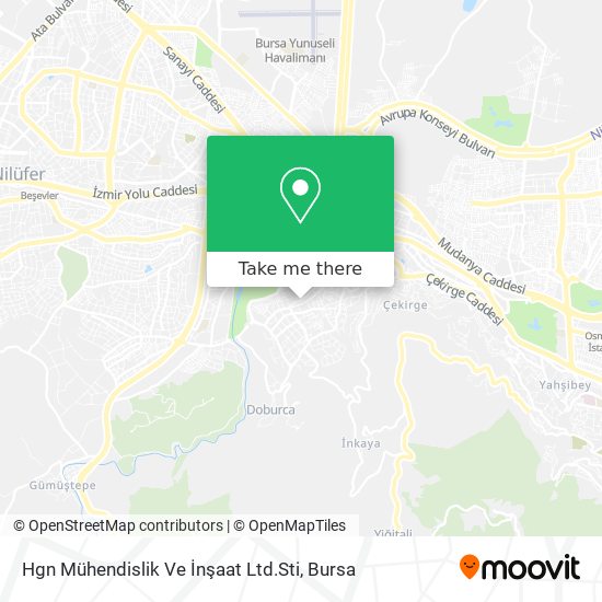 Hgn Mühendislik Ve İnşaat Ltd.Sti map