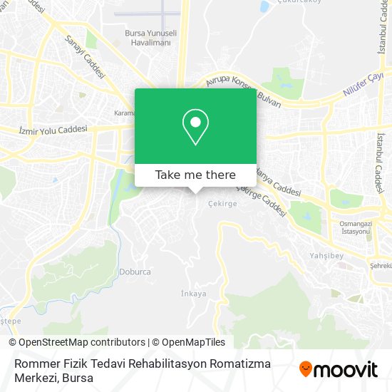 Rommer Fizik Tedavi Rehabilitasyon Romatizma Merkezi map