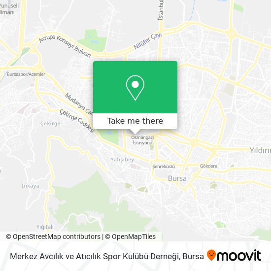 Merkez Avcılık ve Atıcılık Spor Kulübü Derneği map