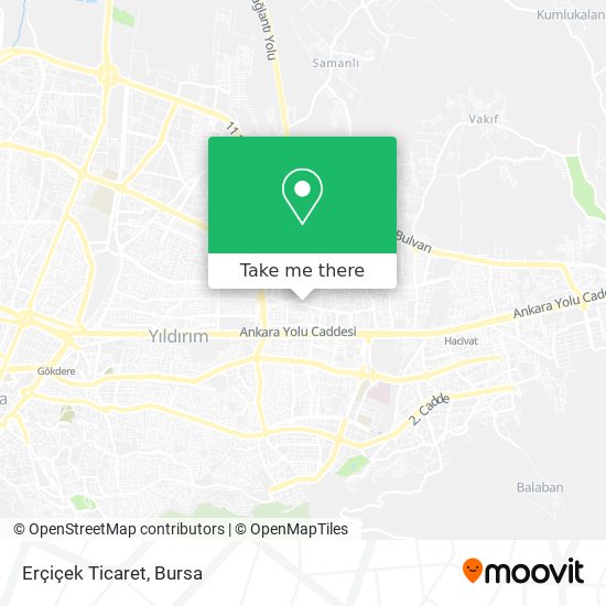 Erçiçek Ticaret map