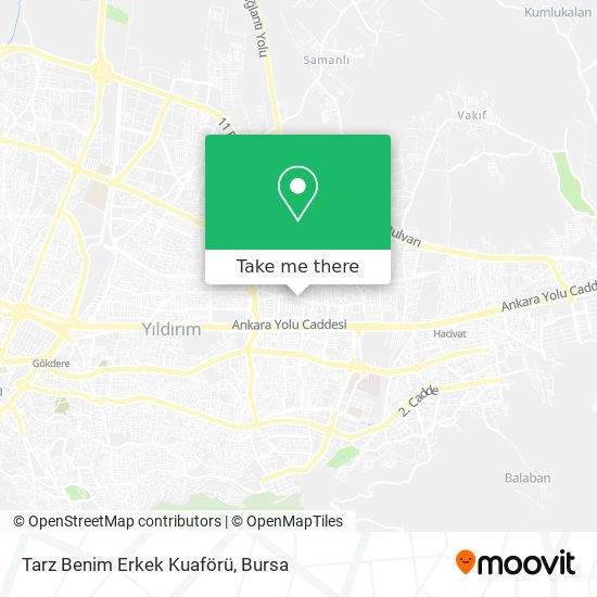 Tarz Benim Erkek Kuaförü map