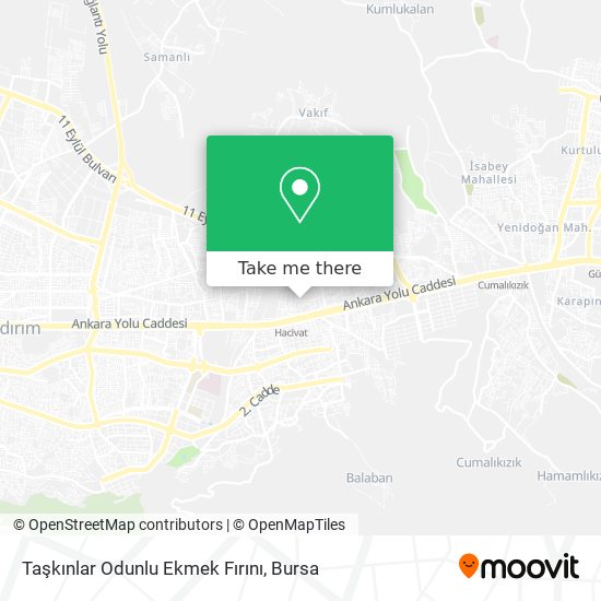 Taşkınlar Odunlu Ekmek Fırını map