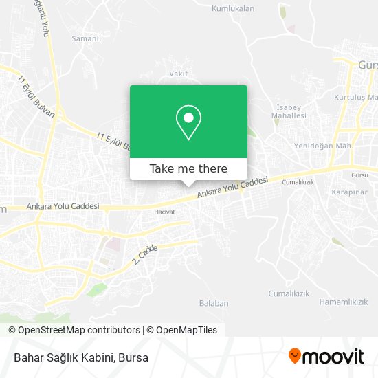 Bahar Sağlık Kabini map