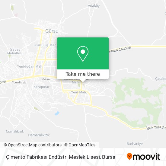 Çimento Fabrikası Endüstri Meslek Lisesi map