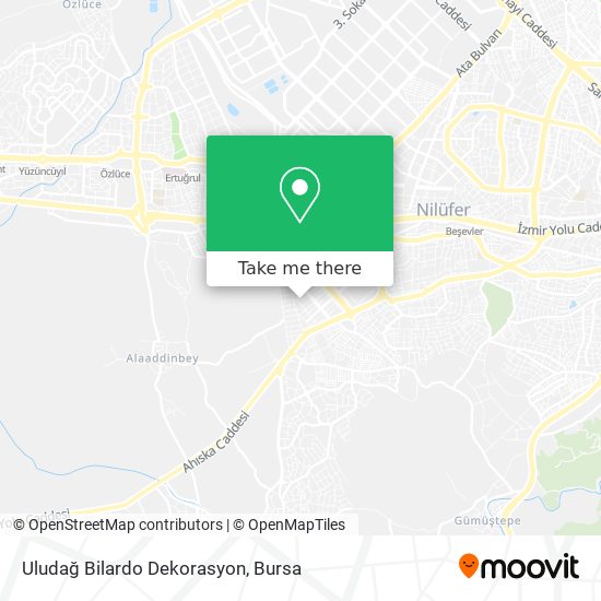 Uludağ Bilardo Dekorasyon map