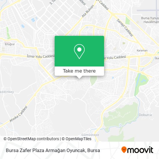 Bursa Zafer Plaza Armağan Oyuncak map