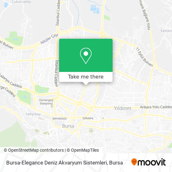 Bursa-Elegance Deniz Akvaryum Sistemleri map