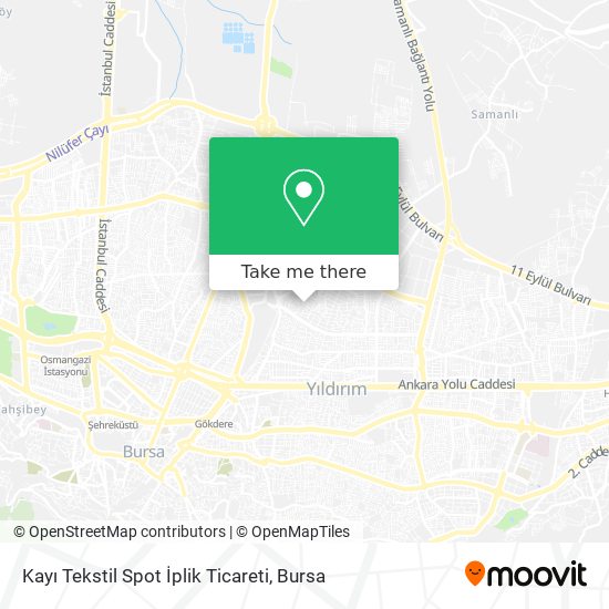 Kayı Tekstil Spot İplik Ticareti map