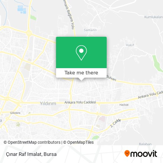 Çınar Raf Imalat map