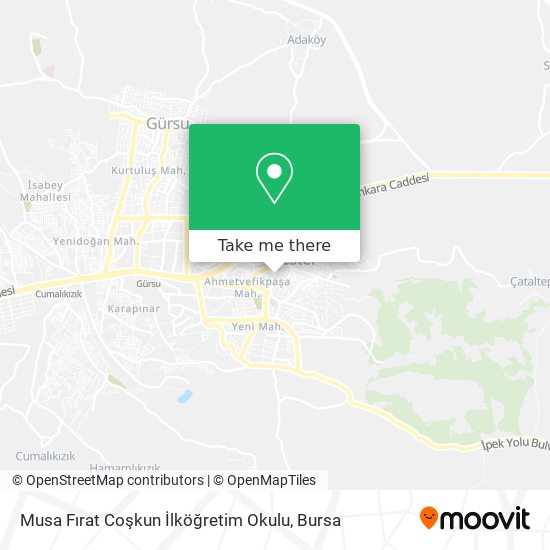 Musa Fırat Coşkun İlköğretim Okulu map