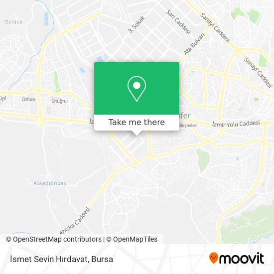 İsmet Sevin Hırdavat map