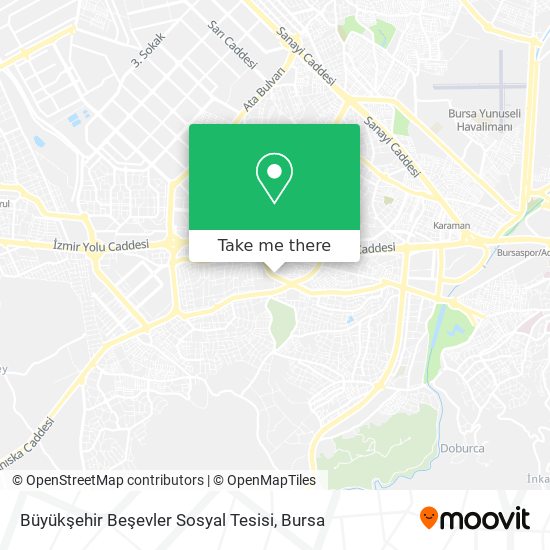 Büyükşehir Beşevler Sosyal Tesisi map