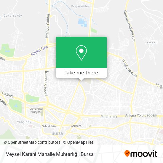 Veysel Karani Mahalle Muhtarlığı map