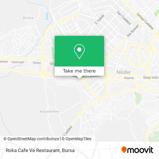 Roka Cafe Ve Restaurant map