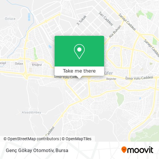 Genç Gökay Otomotiv map