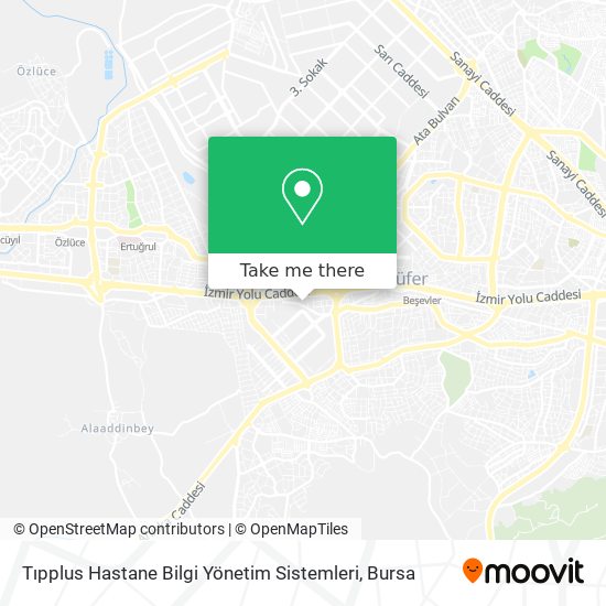 Tıpplus Hastane Bilgi Yönetim Sistemleri map