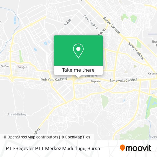 PTT-Beşevler PTT Merkez Müdürlüğü map