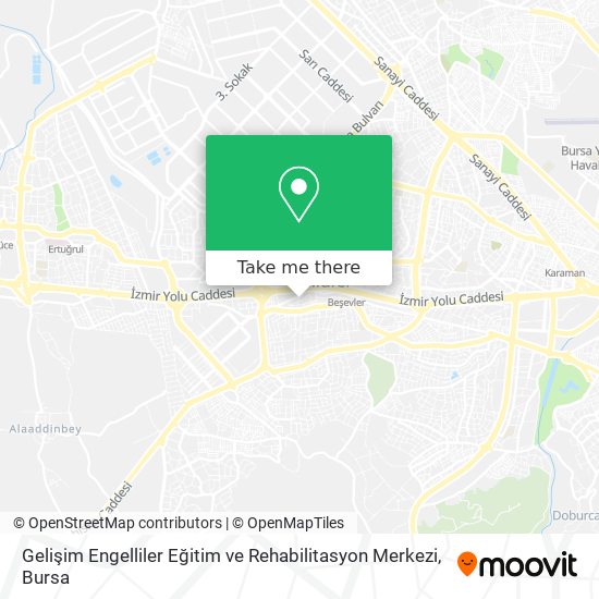 Gelişim Engelliler Eğitim ve Rehabilitasyon Merkezi map